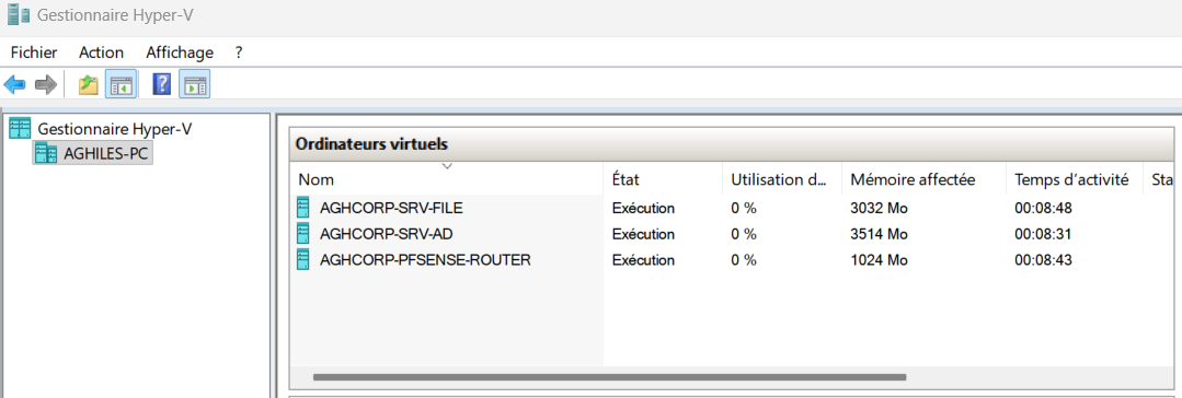 screen hyper-v